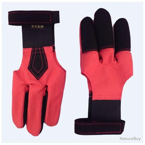 Gant Premium Deluxe 3 Doigts Rouge Taille S