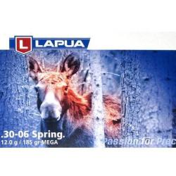 Munitions LAPUA cal.30-06 spring mega 185gr 12g par 60