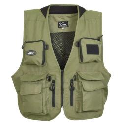 Gilet de P&ecirc;che JMC Tradition V2 Olive XS