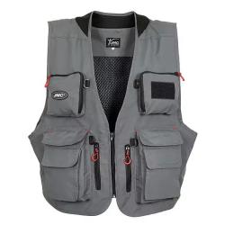 Gilet de P&ecirc;che JMC Tradition V2 Gris S Gris