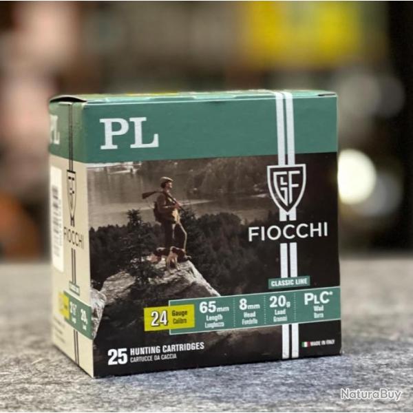 CARTOUCHE FIOCCHI CAL.24/65 20G BJ par 25