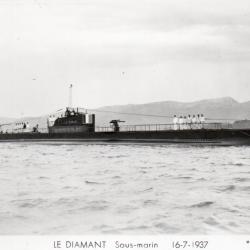 Carte postale sous-marin Le Diamant -N&deg;7917