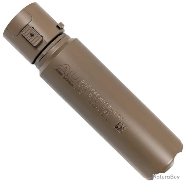 Silencieux Ase Utra Dual 762 Montage S-QM2 - Cal 7.62 / .30 - Cerakote FDE