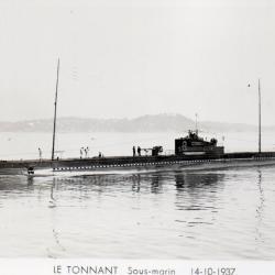 Carte postale sous-marin Le Tonnant 1937 -N&deg;7918