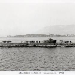 Carte postale Maurice Callot Sous-marin 1921 -N&deg;7919