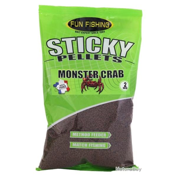 Sticky pellets FUN FISHING monster crab 2mm 650gr