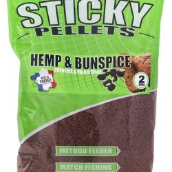 Sticky pellets FUN FISHING hemp & bun spice 2mm 650gr