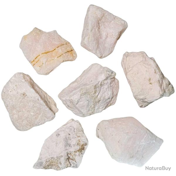 Pierres brutes manganocalcite - 4 � 6 cm - Lot de 2