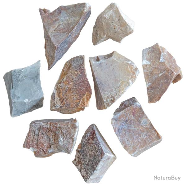 Pierres brutes pyrophyllite - 4 � 6 cm - 300 grammes