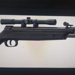 Beeman QB12 synth&eacute;tique calibre 4.5 7.5 joules lunette 4x20