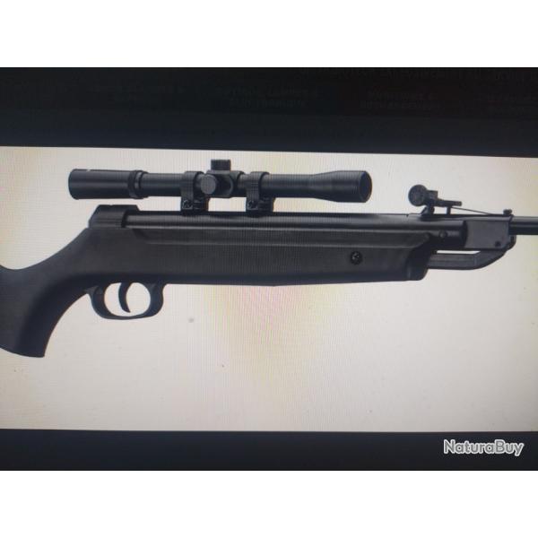 Beeman QB12 synth�tique calibre 4.5 7.5 joules lunette 4x20