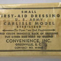 Pansement US WW2 Small First-Aid Dressing