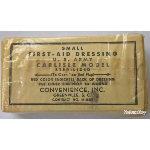 Pansement US WW2 Small First-Aid Dressing
