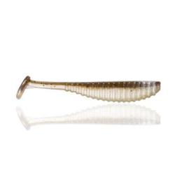 LEURRE REINS S-CAPE SHAD 2.5" Green Pumpkin / Pearl White