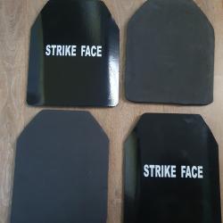 2 Plaques pare balles balistiques nij3+ 2 ANTI TRAUMA acier ar 500 pour PORTE PLAQUES  SAPI LOT