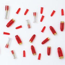 1 douille amortisseur "Snap cap" 7.65 Para / .30 Luger en plastique