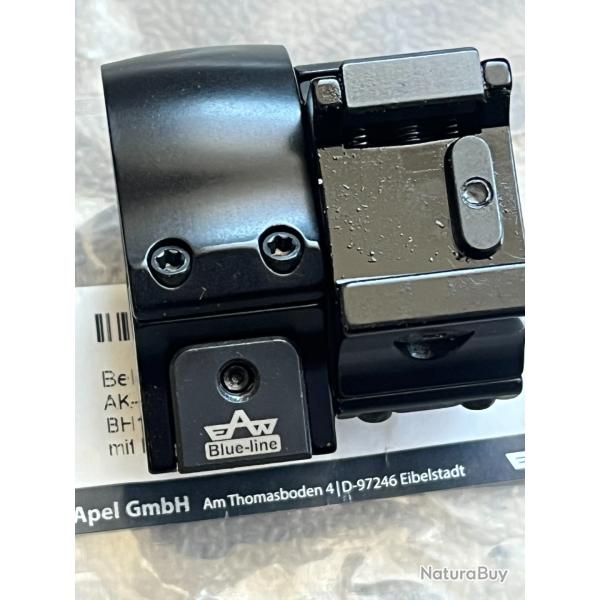 Colliers fixes EAW Blue-Line pour rail weaver 21mm Picatinny 34mm BH10mm