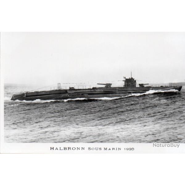 Carte postale sous-marin Halbronn 1920 -N�7922