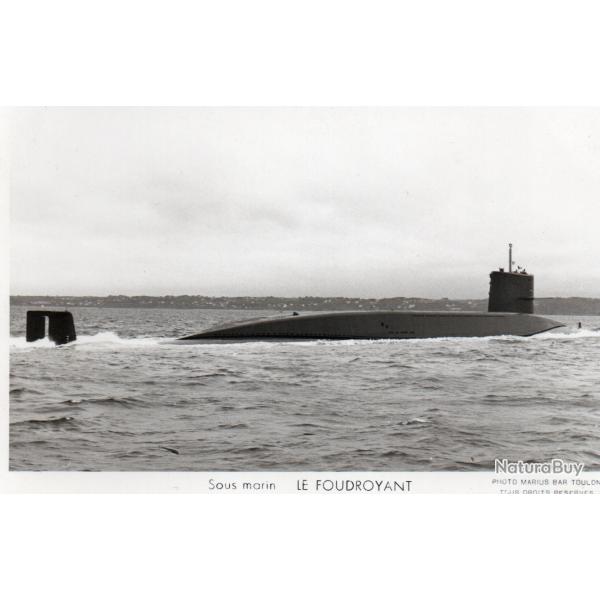 Carte postale Sous marin LE FOUDROYANT -N�7924
