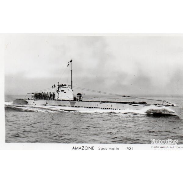 Carte postale sous-marin Amazone 1931 -N�7925