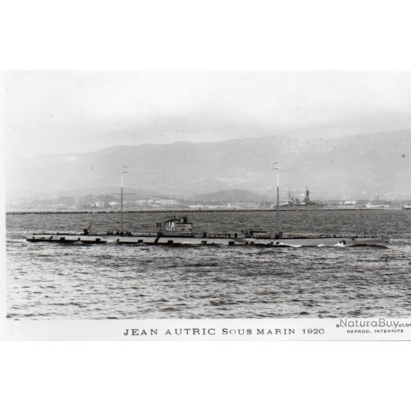 Carte postale JEAN AUTRIC SOUS MARIN 1920 -N�7926