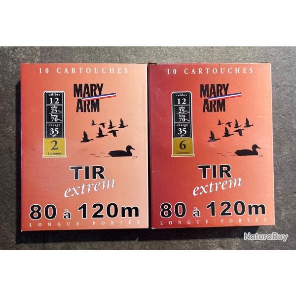 LOT de 20 cartouches Mary Arm tir Extrem cal 12