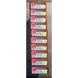 Lot 10 bo&icirc;tes Hornady 243 Win 58gr VMAX