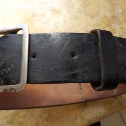 ceinturon combat cuir officier Allemand seconde guerre mondiale ww2