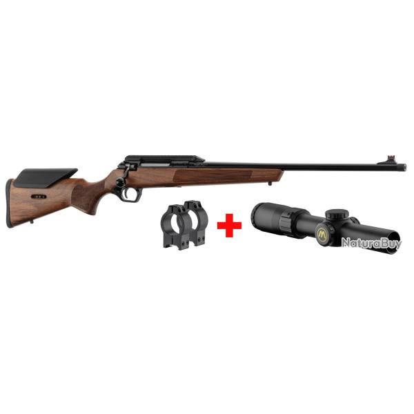 Pack Carabine de tir ISTANBUL SILAH Monza cal.30-06 canon 56cm avec lunette 1-4x24 + fourreau