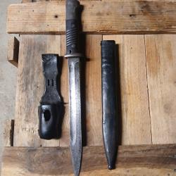 Lot baionnette + fourreau + gousset