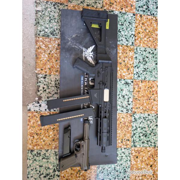 UTR 45 DOUBLE EAGLE UPGRADE PAR RTP AIRSOFT + AAP 01 OFFERT