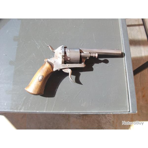 PISTOLET A BROCHE BELGE EN 7MM JUS GRENIER FONCTIONNE