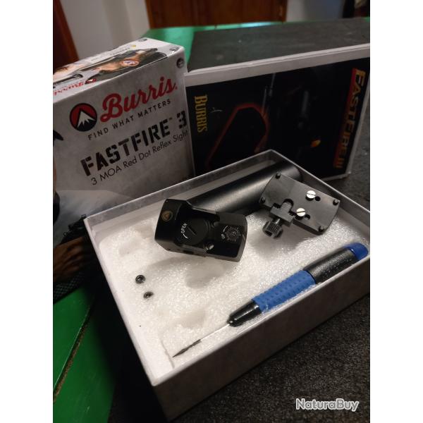 Viseur point rouge Burris FASTFIRE 3 �tat neuf