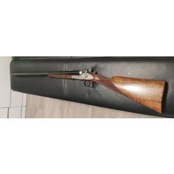 Fusil haut de gamme italien juxtapose a chien cal 12 magnifique et rare