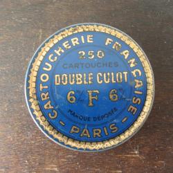 Boite en m&eacute;tal vide Cartoucherie fran&ccedil;aise 1950-1960