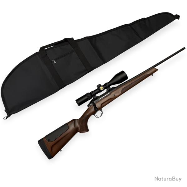 Bons Plans! Carabine Sabatti Rover Hunter Classic Bois+Microdot Fiber 3-12x56+Fourreau - Cal.243WIN