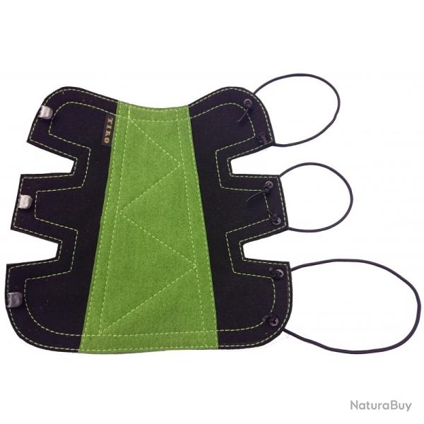 Bracelet Classique Long Alcantara Noir / Vert