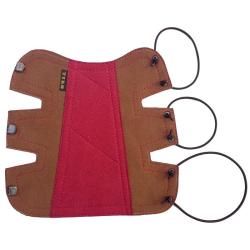 Bracelet Classique Long Alcantara Marron / Bordeaux