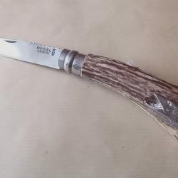 Couteau de poche Opinel 8 bois de cerf