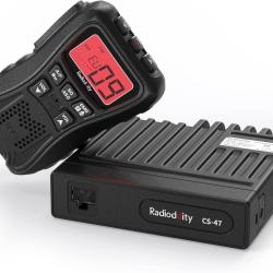 Radio CB Off Road Compact Mobile AM/FM 40 canaux Ecran LCD Micro Haut-Parleur int&eacute;gr&eacute; VOX RF Gain