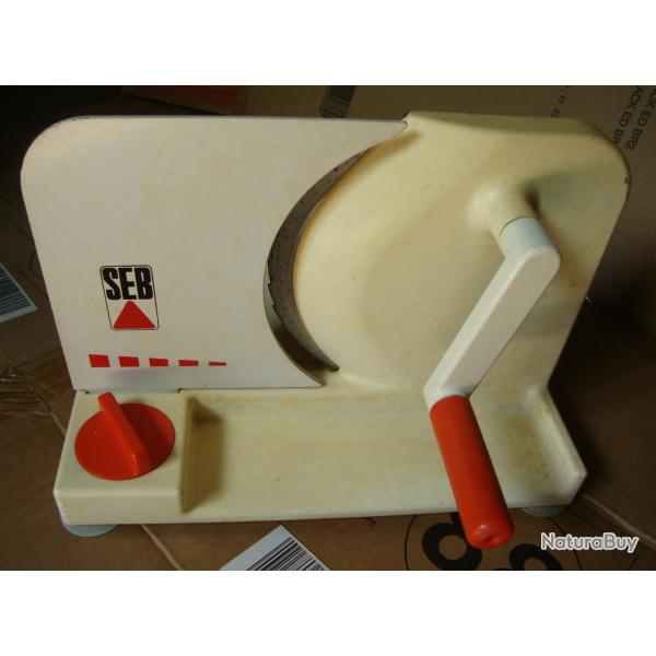 TRANCHEUSE MANUELLE 70' - SEB- CUISINE -PAIN- CHARCUTERIE - ANCIEN - VINTAGE