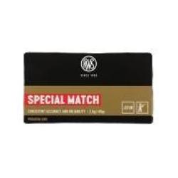Cartouches RWS calibre 22lr Sp&eacute;cial Match 2.6g 40g x50