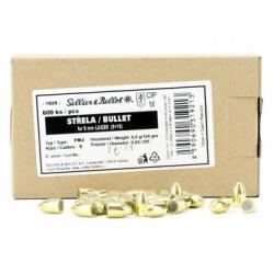 Ogives Sellier & Bellot calibre 9 para FMJ 8g 124grs x600