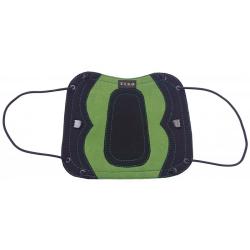 Bracelet Easy Long Alcantara Noir / Vert