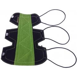 Bracelet Classique Small  Alcantara Noir / Vert