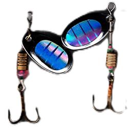 Cuillers tournantes pour truites, perches et autres carnassiers -3,50 gr.-  2 pi&egrave;ces