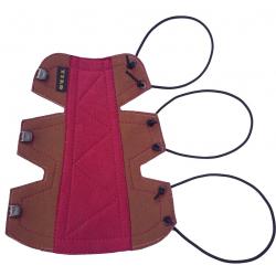 Bracelet Classique Small  Alcantara Marron / Bordeaux