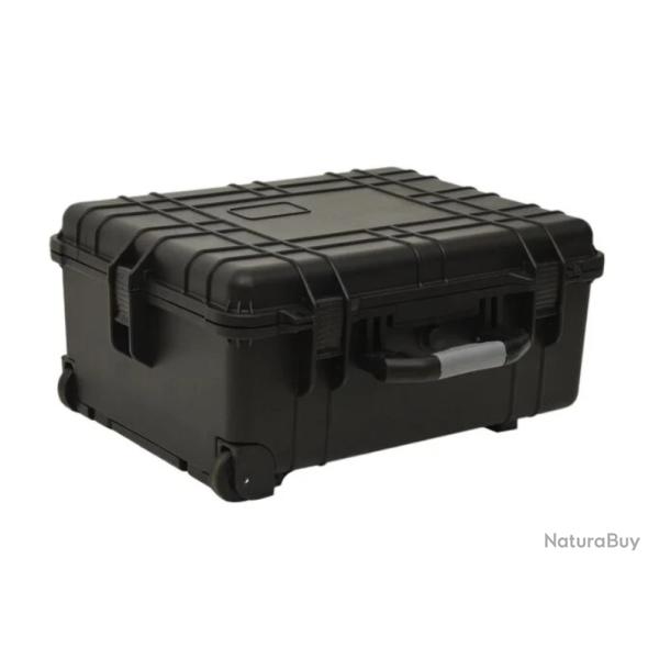 Valise vol roulettes noir 58x45x27 cm PP ABS protection �tanche