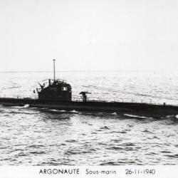Carte postale sous-marin Argonaute 26-11-1940 -N&deg;7931