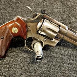 OCCASION Revolver COLT Python .357 4" Nickel&eacute;